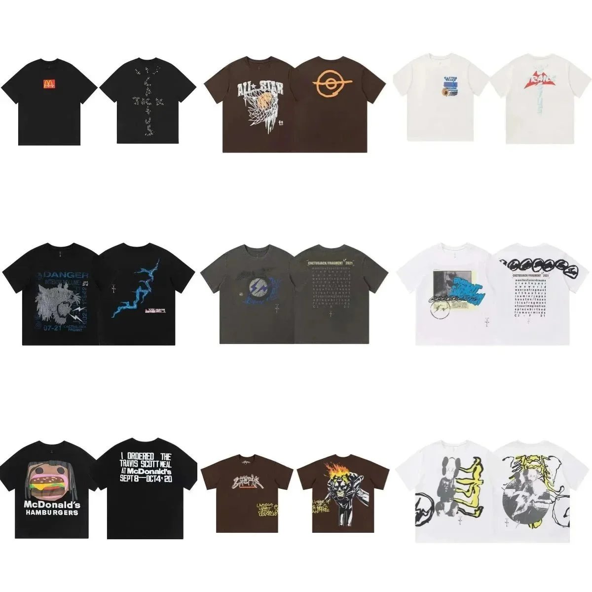 Travis Scott x McDonald's Collaboration T-Shirts Collection