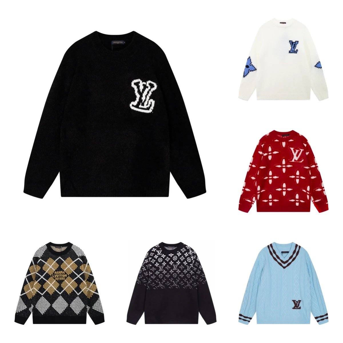 Louis Vuitton Knit Sweaters Collection - Luxury Fashion Sweaters