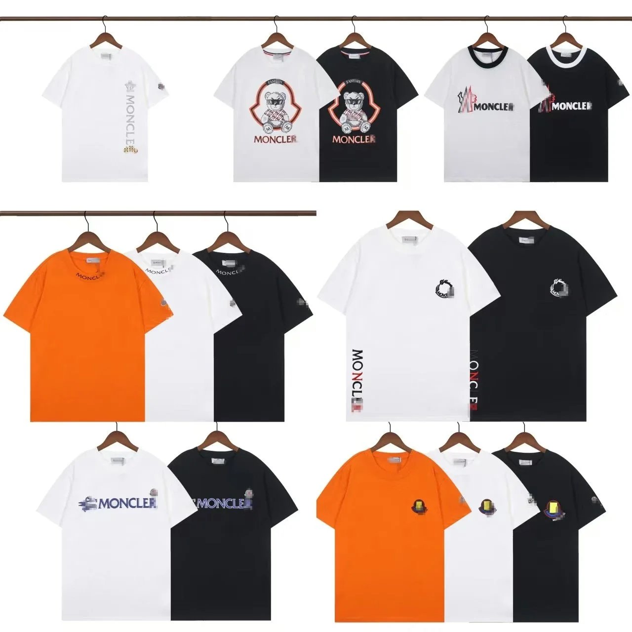 Moncler T-Shirts for Men and Women - Fashionable Logo Tee Shirts