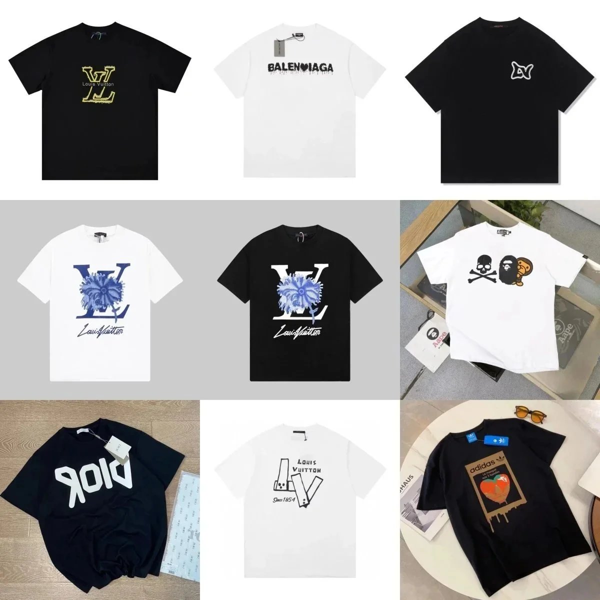 Luxury Brand T-Shirts for Men and Women - Fashionable Streetwear Design