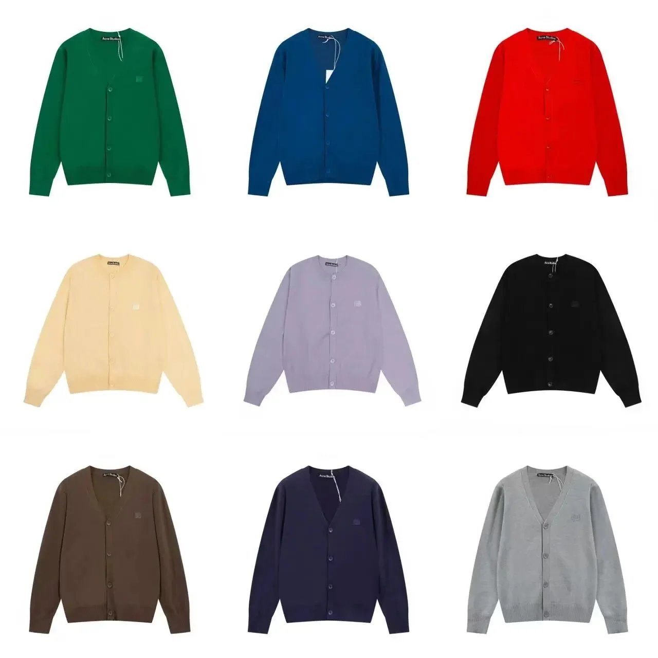 Acne Studios Classic Cardigan Sweater in Multiple Colors